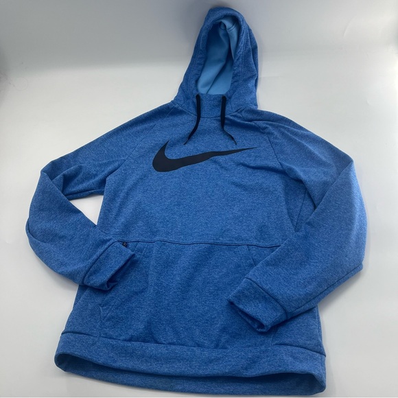 Nike Other - Nike Therma Fit Men’s Blue and Black Logo Hoodie Sweatshirt